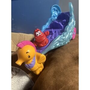 Fisher Price Little People The Little‎ Mermaid Light Up Musical Carriage
